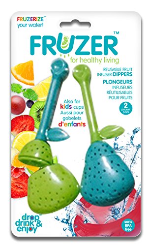 FRUZER Silicone Water and Tea Infusion Dippers | Adds Flavor for Infusing Water or for Diffusing Loo FRUZER Silicone Water and Tea Infusion Dippers | Adds Flavor for Infusing Water or for Diffusing Loo