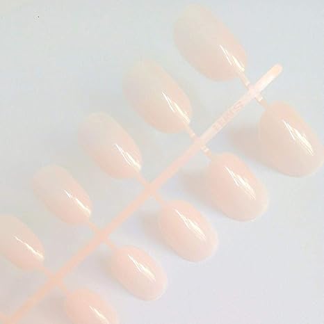 Amazon Co Jp Zyss ネイルステッカーオーバルトップの人工偽の爪をオレンジピンクに偽りのdiy爪のマニキュアのヒントを押さの爪 ホーム キッチン