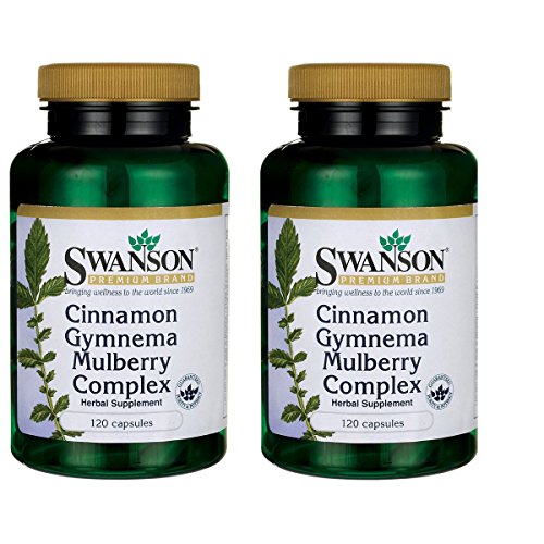 Swanson Cinnamon Gymnema Mulberry Complex 120 Caps 2 Pack