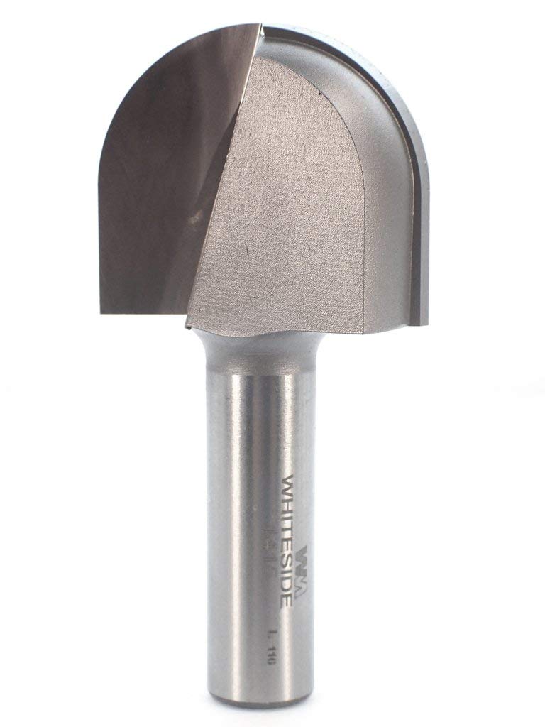 Whiteside Router Bits 1415 Round Nose Bit with 3/4-Inch Radius, 1-1/2-Inch Cutting Diameter and 1-1/4-Inch Cutting Length