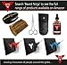 BEARD NINJA - Beard Grooming Kit for Men + Boar Bristle Brush + Sandalwood Beard Comb + Beard Shaper Tool + Beard Scissors + Luxury Gift Box Set - Mens Shaping - Trimming Beards & Mustache Care