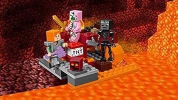lego minecraft the nether fight 21139
