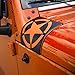 RT-TCZ Cowl Body Armor Cover Sport Exterior Accessories Parts for Jeep Wrangler Rubicon Sahara JK & Unlimited 2007-2017 (Orange)