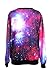Pink Queen Galaxy Print Sweatshirt Sweaters Roll Neck Pullovers