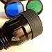3 Red Blue Green Beam C8 45mm Tactical Flashlight Torch Filter For Rifle Hunting