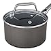 Amazon Brand – Stone & Beam Sauce Pan with Lid, 1-Quart, Hard-Anodized Non-Stick Aluminum
