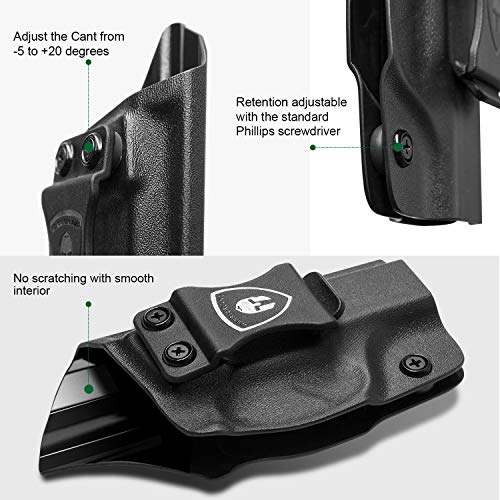 EC9S Holster, IWB KYDEX Holster Fit Ruger LC9 / Ruger LC9S / Ruger