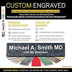 LHS My Business | Engraved Door Signs for Office
