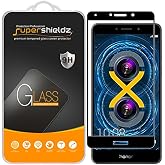 Supershieldz (2 Pack) Designed for Huawei Honor 6X Tempered Glass Screen Protector, (Full Screen Coverage) Anti Scratch, Bubble Free (Black)