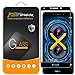 Supershieldz (2 Pack) Designed for Huawei Honor 6X Tempered Glass Screen Protector, (Full Screen Coverage) Anti Scratch, Bubble Free (Black)