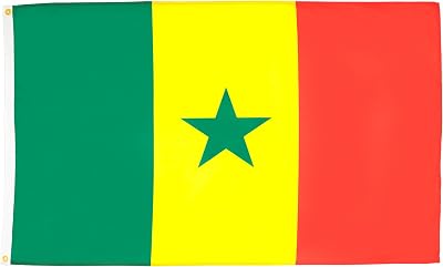 AZ FLAG Senegal Flag 3x5 ft 100D Polyester with 2 Grommets Fade Resistant
