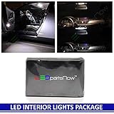 LEDpartsNow KIA Soul 2014 & Up Xenon White Premium LED Interior Lights Package Kit (9 Pieces)