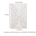 KAZIPA 25 Pack Set Laser Cut Invitation Cards, Lace Invitation Kit for Wedding Anniversary Bridal Shower Birthday with Printable Paper and Envelopes(White)