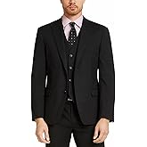 Alfani Men's Slim Fit Stretch Solid Suit Jacket Black Size 36