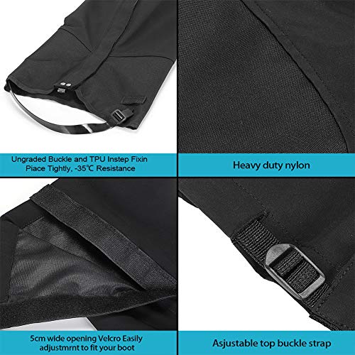 PESTON Waterproof Leg Hiking Gaiter for Outdoors - Thumbnail 3