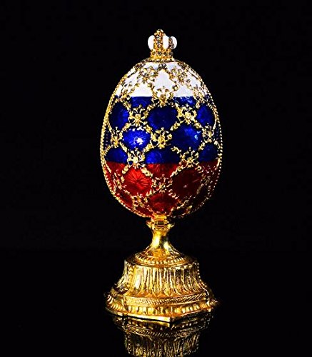 SeedWorld Figurines & Miniatures - Home Fashion Metal Religious Mascot Decor Collection Faberge Egg Home Decor 1 PCs