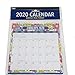 2020 Monthly Standing Desk Calendar Floral Border