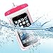 Cell Phone Waterproof Case Dry Pouch Bag for Iphone7, 6s, 6s plus, Samsung Galaxy S6 Edge, S6, S5, S4 ,Samsung Note 4, 3 - Htc, Nokia (pink)