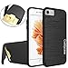 iPhone 7 Case,iPhone 7 Cases,iPhone 7 Cover,Coddycase Protective Card Slot Holder Hybrid Cover with Kickstand for iPhone 7 (2016)-Black