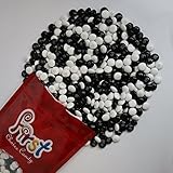 m&m Black & White Milk Chocolate Candy 2 Pound Resealable Pouch Bag