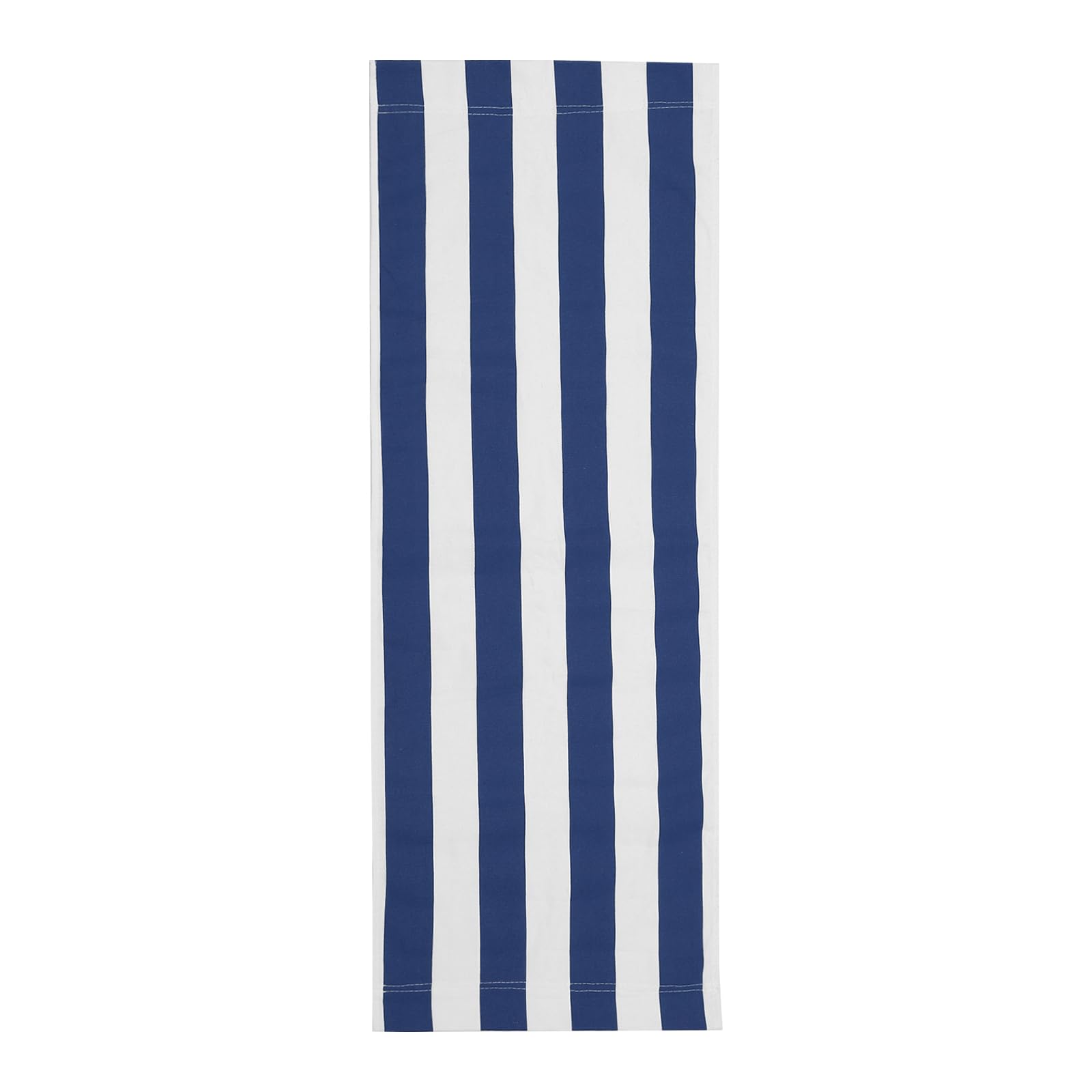 PATIKIL Beach Chair Replacement Fabric, 45 x 17 Sling Chair Replacement Canvas Cloth for Lounge Chair Sling Chair Reclining Patio Camping, Blue, White