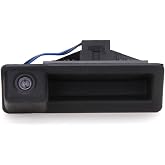 LIEBMAYA 170 Degree Car Trunk Handle Backup Camera Rear View HD Camera Parking Backup Camera for BMW E60 E61 E70 E71 E72 E82 E88 E84 E90 E91 E92 E93 X1 X5
