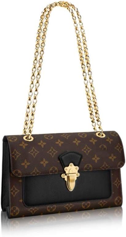 LLVV Monogram Women MARIGNAN Noir Handbag
