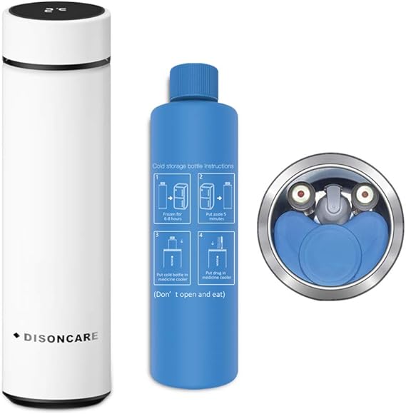 DISONCARE Diabetic Cooler, Travel Insulin Cooler Case,36 Hrs Medication