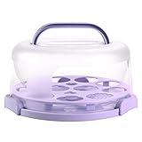 Ohuhu Cake Holder, BPA-Free Cake Carrier with Lid