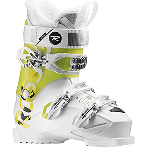 Rossignol Women's Kelia 60 Ski Boots (White/Citrus, 26.5)