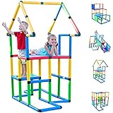 Deluxe 296 Piece Construction Toy Set - Building Play-Structures for Indoors & Outdoors - Fun & Educational Learning Toys for Ages 2 to 12