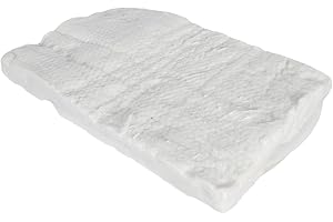 BACLAUGH Kaowool Ceramic Fiber Insulation Blanket 2" Thick x 15" x 24" 2400F Fireproof Insulation Blanket Fit for Furnaces, Kilns, Stoves, Fireplaces