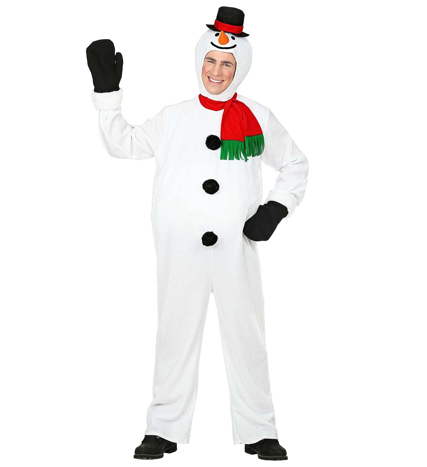 Widmann Fancy Dress Costume Mens Male Snowman Adult Christmas Outfit M