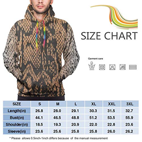 51TsA5lnwyL Hangdachang Sudadera con Capucha para Hombre Sudadera con Estampado de Piel de Serpiente Sudadera con Capucha Casual… Hangdachang Sudadera con Capucha para Hombre Sudadera con Estampado de Piel de Serpiente Sudadera con Capucha Casual… - Imagen 5