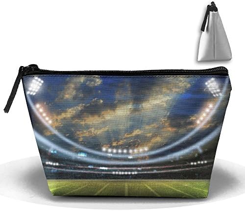 GNMB American Football Stadium 3D Portable Trip Toiletry Bag Trapezoidal Zipper Travel Receive Bag (Trapezoidal)