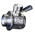 EZ (EZ-205) Silver 1-1/8"-12 UNF Thread Size Oil Drain Valve