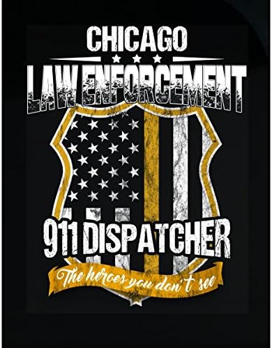 911 Dispatcher From Chicago Novelty Gifts - Sticker