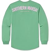 Southern Marsh Women’s Original Rebecca Jersey T-Shirt – Long Sleeve Casual Graphic Tee
