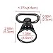 TheElves QD Sling Swivel Mount Quick Detach Release 1.25 inch,Heavy Duty Push Button Swivels