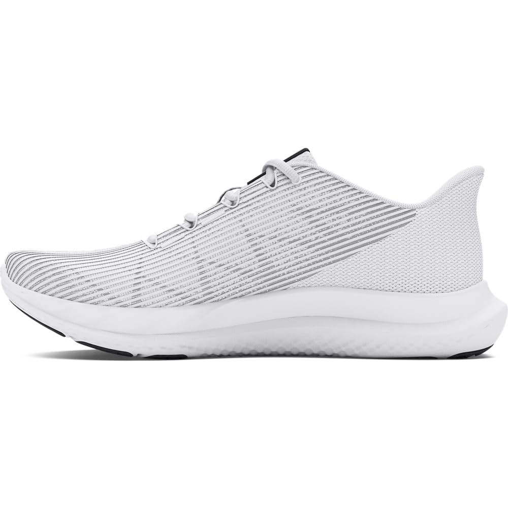 Under Armour Men's Charged Speed Swift, (107) White/Mod Gray/Black, 7.5, US Image