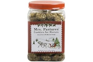 MRS. PASTURES Mrs Pastures Cookies For Horses 32oz Square Christmas Jar