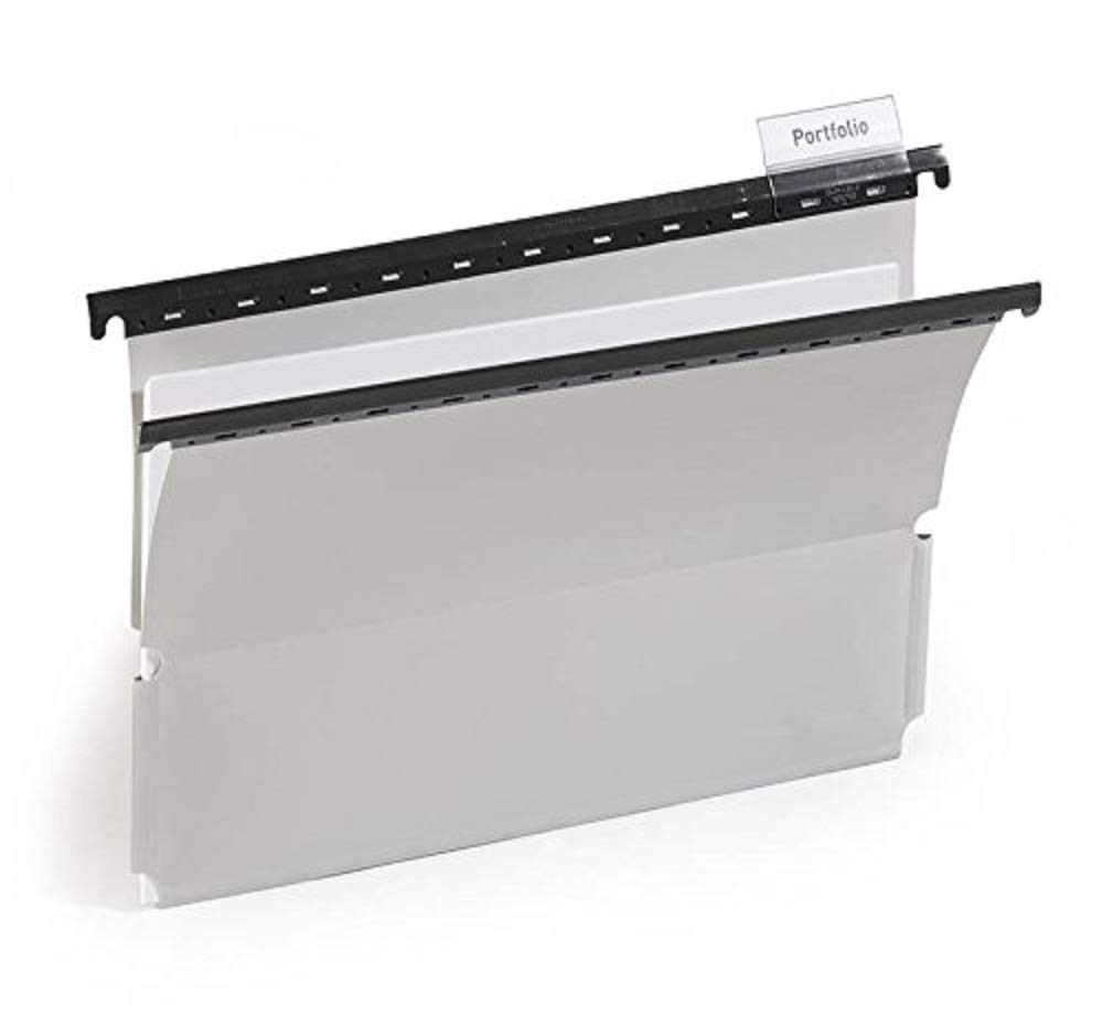 Durable 260110 Suspension Files with Side Tabs Pack of 25 Grey