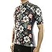 Racmmer Mens Breathable Short Sleeve Cycling Jersey Ultra-Light Cycling Clothing Flower