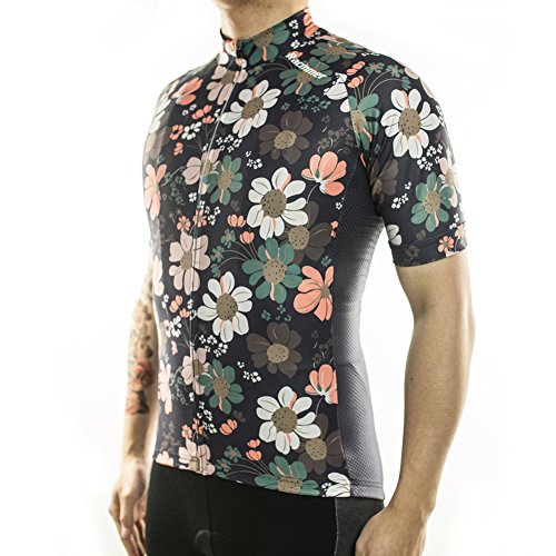 Racmmer Mens Breathable Short Sleeve Cycling Jersey Ultra-Light Cycling Clothing - Thumbnail 2