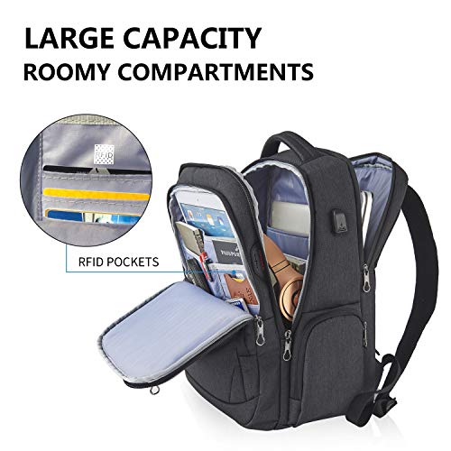 KROSER Travel Laptop Backpack 17.3 Inch Large Computer Backpack Water