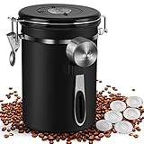 Coffee Canister, MOICO 22oz Stainless Steel