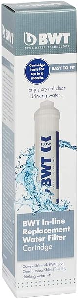 BWT in-line Water Filter Replacement Cartridge DWFCART White view 2