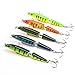 Kredy 5pcs/lot 10.5cm 4.13'' 3D Fishing Eyes Laser Line Hard Minnow Baits Life-Like Swimbait Fishing Lures Bass Crankbait Tackle for Pikes/Bass/Trout/Walleye/Redfish/Catfish/Grouper/Luce