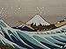 Furoshiki Hokusai's 'The Wave' Motif Japanese Fabric 48cm