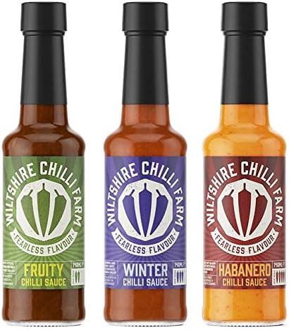 Wiltshire Chilli FarmFruity, Winter and Habanero Hot Chilli Sauce Set(Pack of 1)